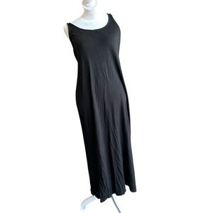 H&M Black Sleeveless Sheath Maxi Dress